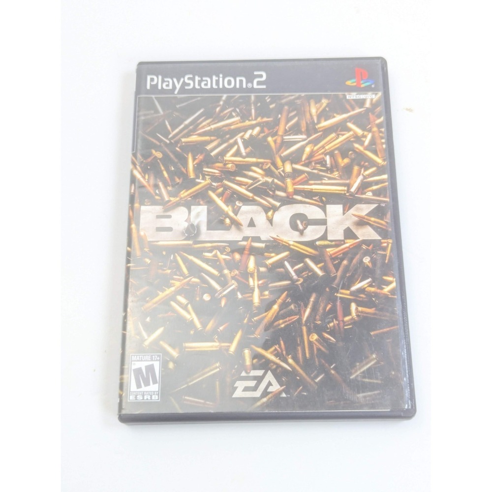 BLACK Sony PlayStation 2 PS2 EA Shooter M NTSC-U/C 2006 Manual Included